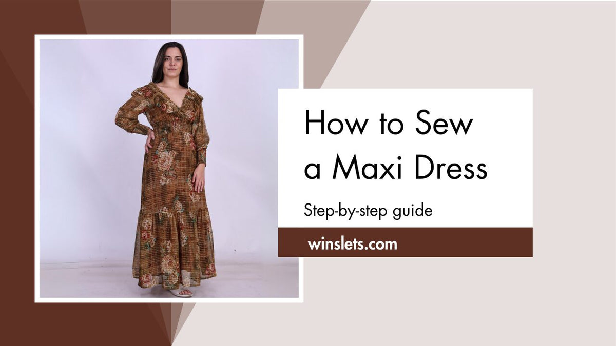 How to Sew a Vintage Maxi Dress  Beginner-Friendly Tutorial with 'DAISY'  Pattern  Winslet's Sewing Patterns