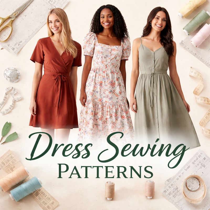 Women's Dress Sewing Patterns | Easy and Beginner Friendly Winslet's Sewing Patterns Women's Dress Sewing Patterns | Easy and Beginner Friendly Winslet's Sewing Patterns