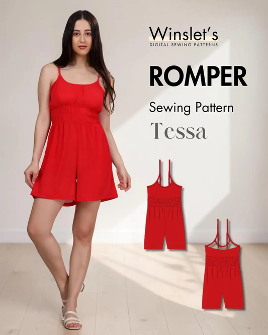 Romper Sewing Pattern 'Tessa'