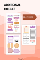 Additional freebies with 30+ printable stickers included in the Sewing Practice Sheets. Perfect for organizing sewing projects and notes.