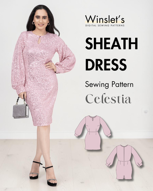 Sheath Dress Sewing Pattern 'Celestia'