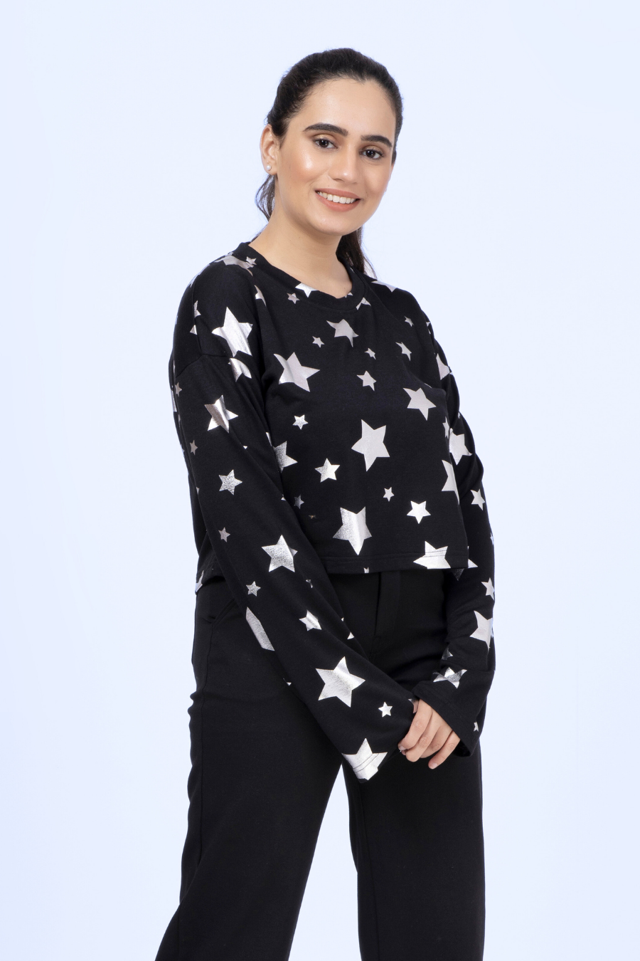 'Selena' Round Neck Sweatshirt Sewing Pattern