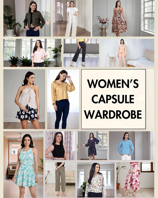 Women's Capsule Wardrobe Sewing Patterns Bundle: 15 Patterns