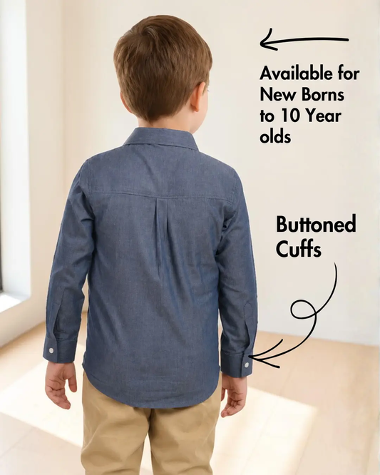 Kid's Formal Shirt Sewing Pattern 'Morgan'