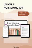 Use the Sewing Project Planner on a note-taking app. Mobile and iPad-friendly digital planner for seamless project tracking.