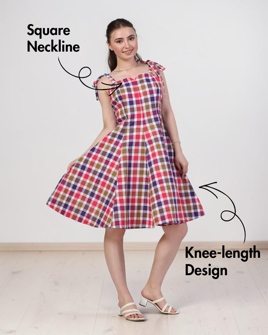 Barbiecore Summer Dress Sewing Pattern 'Violet'