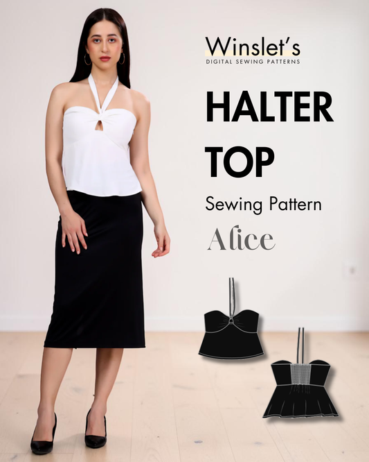 Halter Top Sewing Pattern 'Alice'
