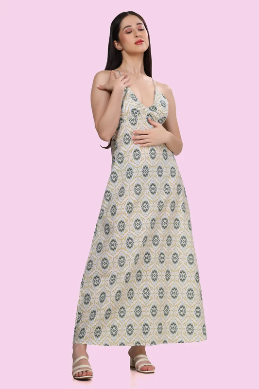 Halter Maxi Dress Sewing Pattern 'Amara'