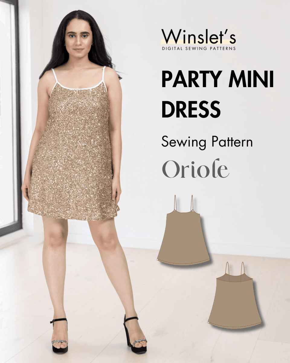 Party Mini Dress Sewing Pattern