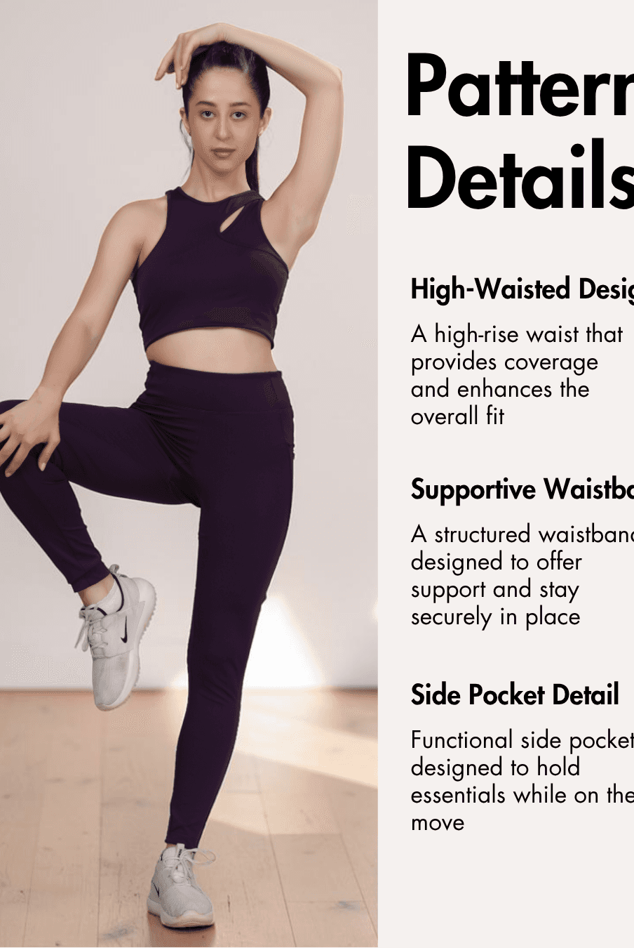 Pattern details of Layla Leggings Sewing Pattern