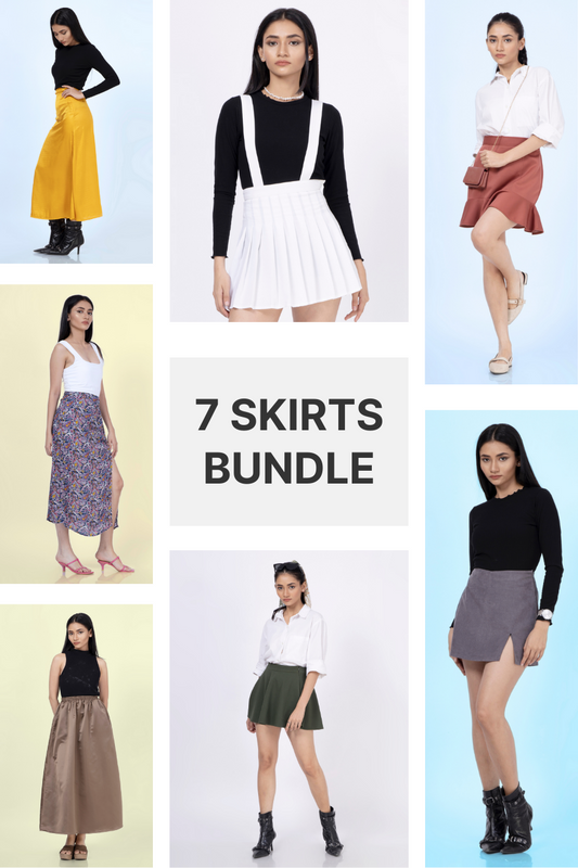 7 Skirts Sewing Patterns Bundle [40%+ Off]