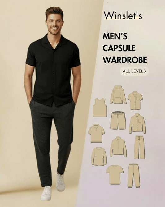 Men's Capsule Wardrobe Bundle Sewing Patterns