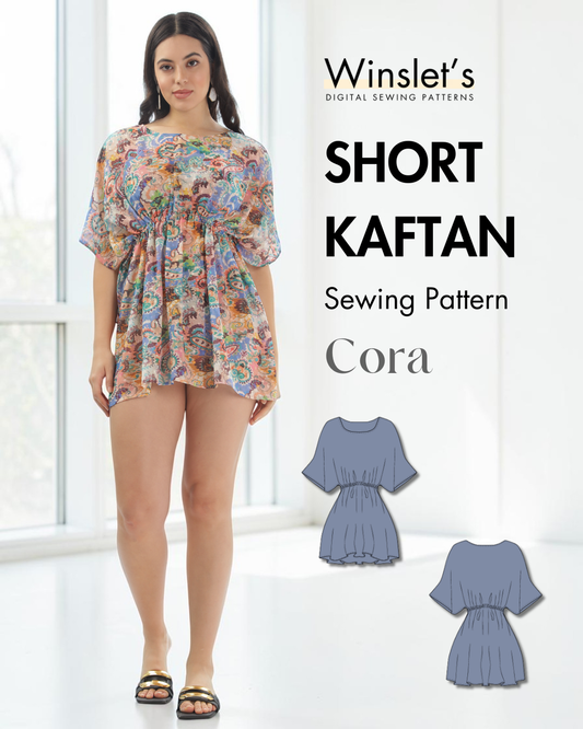 Short Kaftan Sewing Pattern 'Cora'