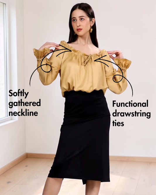 Peasant Blouse Sewing Pattern 'Lila'