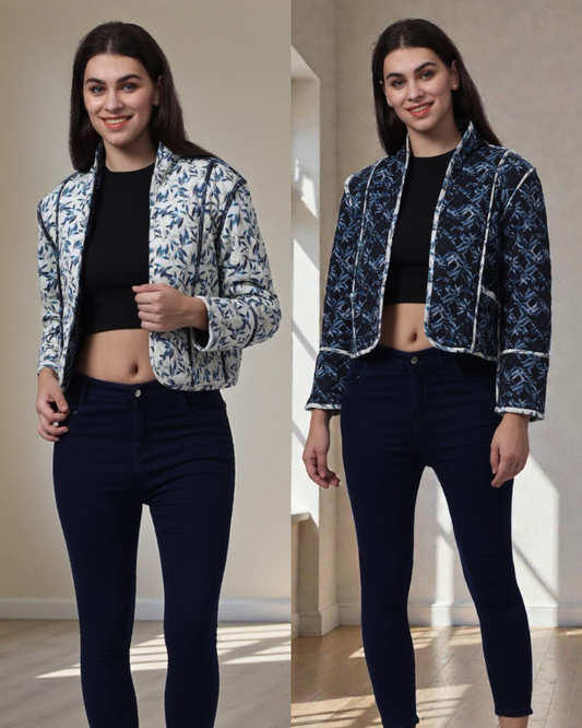 Reversible Quilted Jacket Sewing Pattern 'Romy'