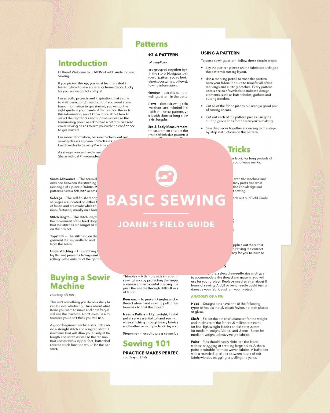 Basic sewing guide for beginners