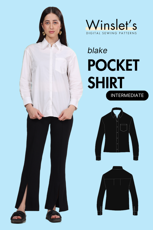 Classic Pocket Shirt Sewing Pattern 'Blake'