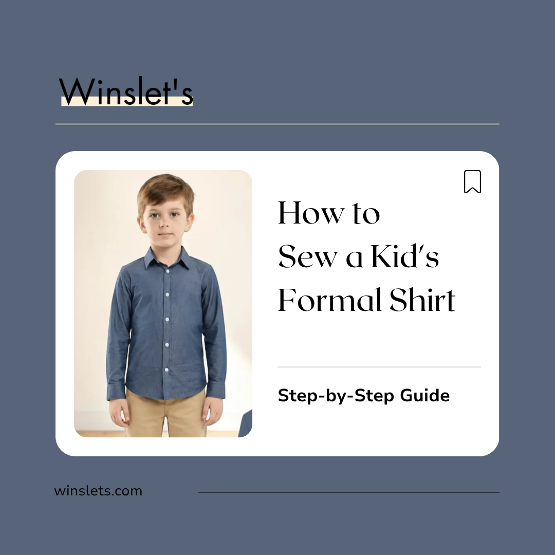 How to Sew a Kid's Formal Shirt