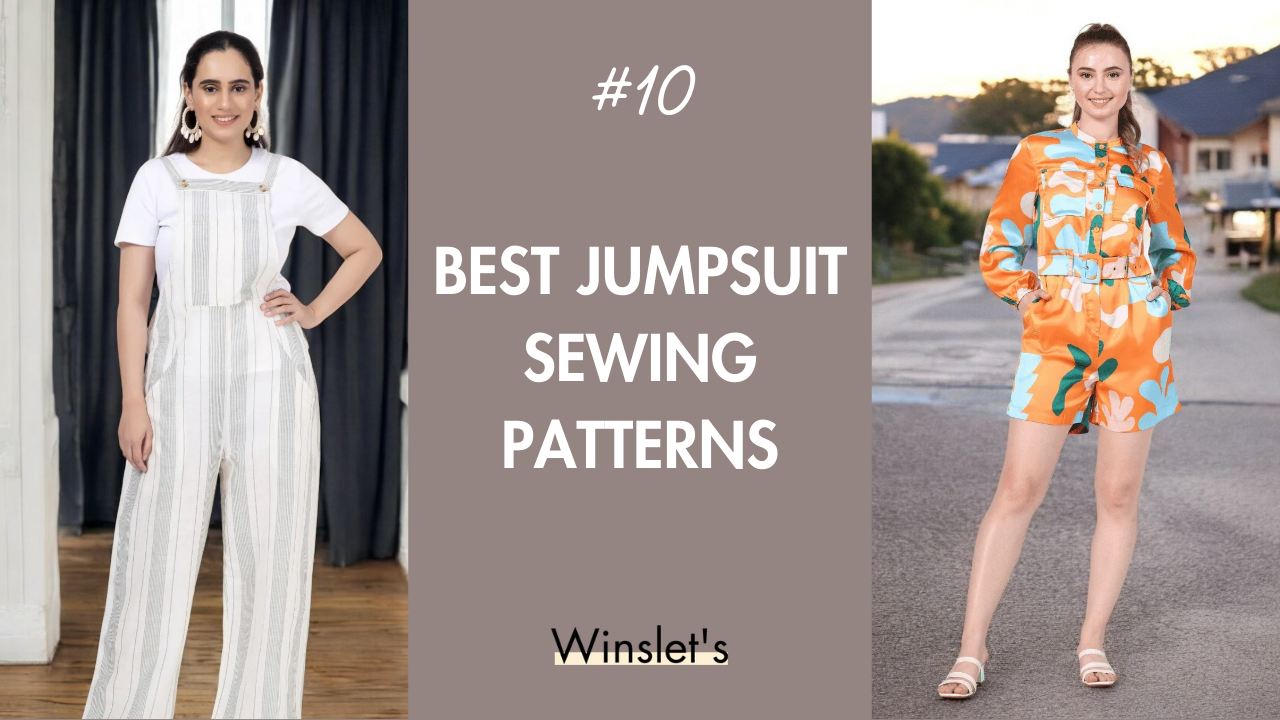 Stylish women wearing trendy jumpsuits from top sewing patterns collection.