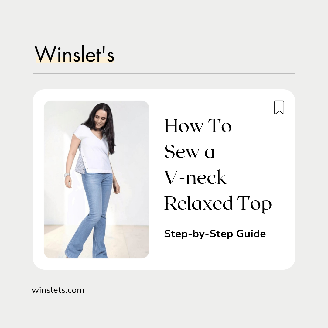 How to Sew a V-Neck Relaxed Top
