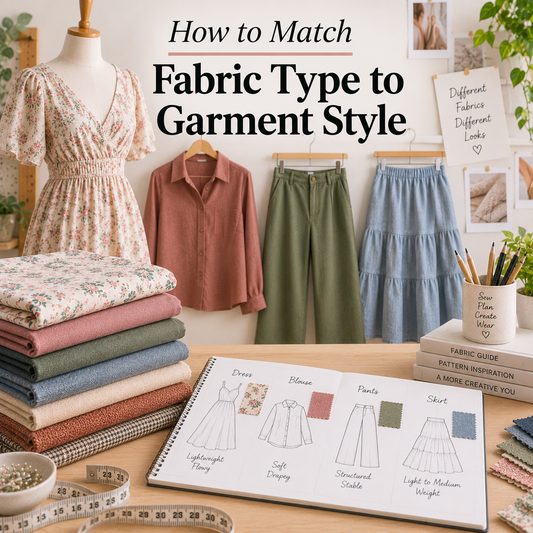 Pattern pieces arranged on checked fabric to demonstrate how to match patterned fabric across a garment