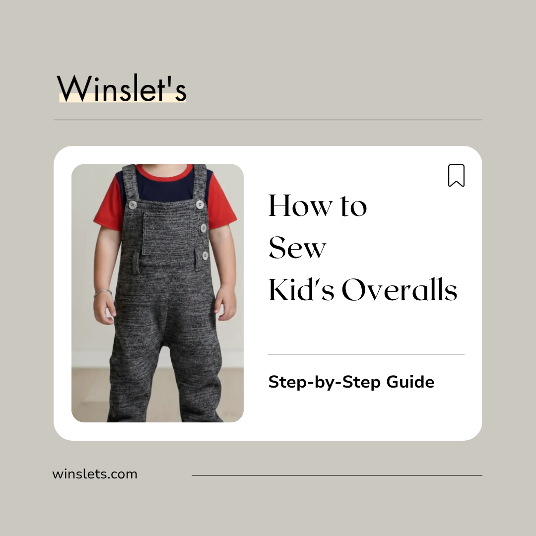 Child wearing the Winslet's Dakota Kids Overalls featuring a front patch pocket, elasticated back waist, adjustable shoulder straps, side button closures, and full-length legs.