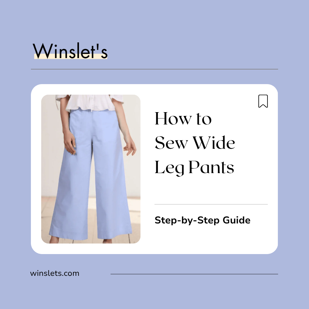 Model wearing the Winslet's Ella Wide Leg Pants featuring a relaxed wide-leg silhouette, elastic waistband, slant patch pockets, back patch pocket, and decorative belt loops.