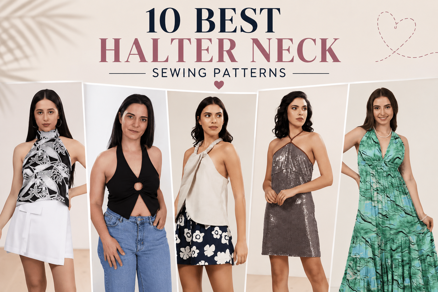10 Best Halter Neck Sewing Patterns for Stylish Handmade Outfits