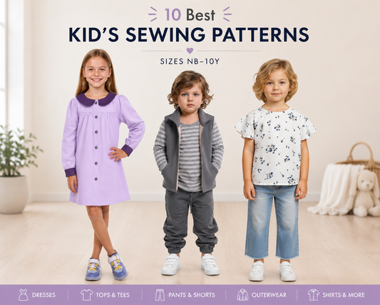 10 Best Kid's and Children's Sewing Patterns