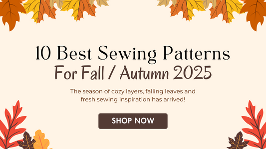 10 best fall sewing patterns 2025 with cozy layers and autumn leaves
