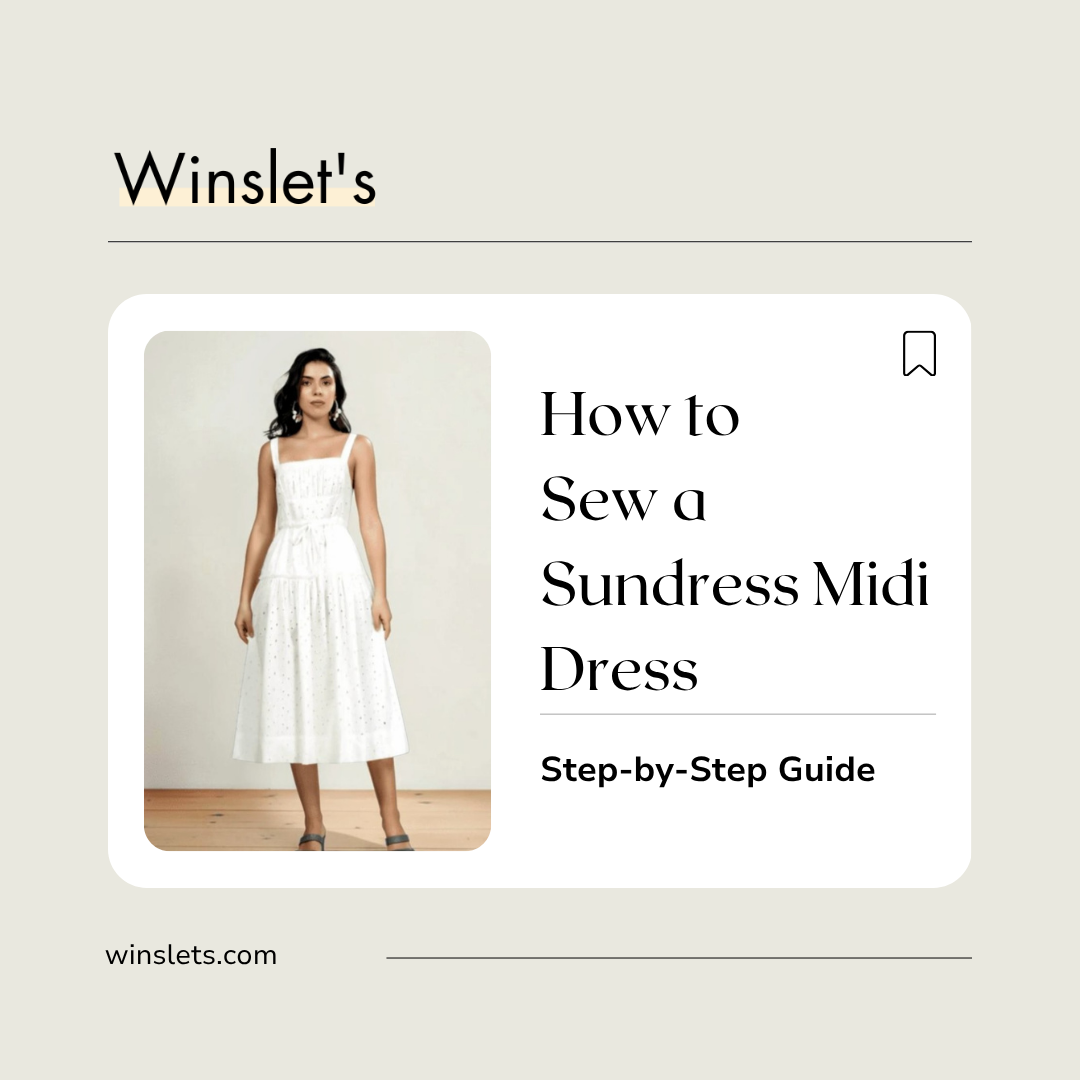 How to Sew a Sundress Midi Dress