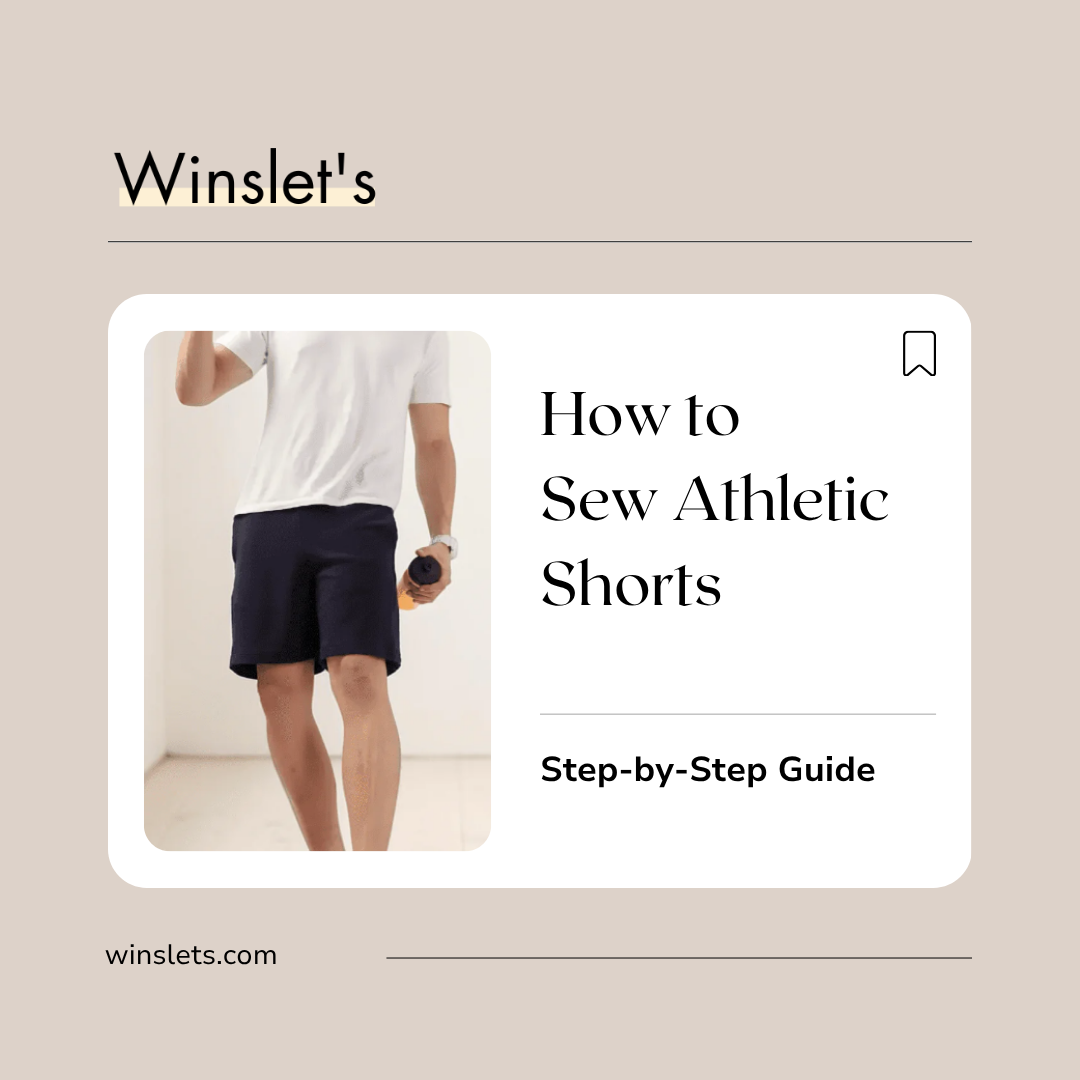 Man wearing the Winslet's Wyatt Men's Athletic Shorts Sewing Pattern featuring a relaxed fit, side pockets, a back patch pocket, and an elastic waistband with a functional drawstring.