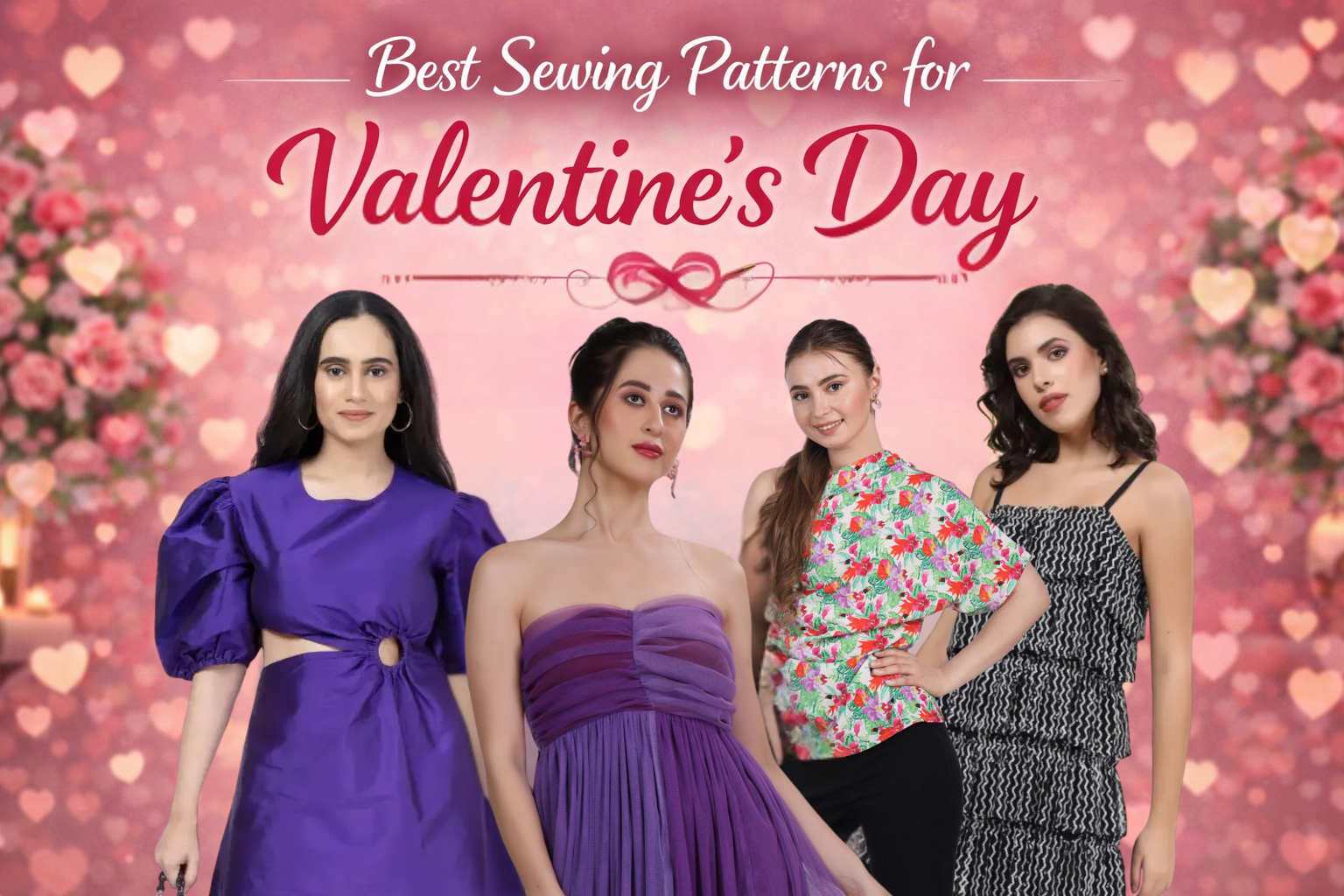 Stylish Valentine's Day sewing patterns for romantic and trendy outfits