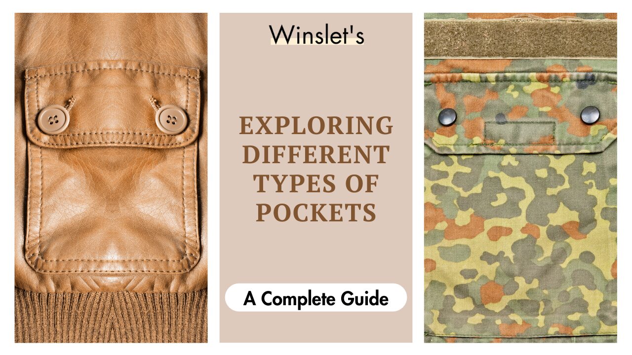 Exploring different pocket styles – leather flap and camo patch pockets.