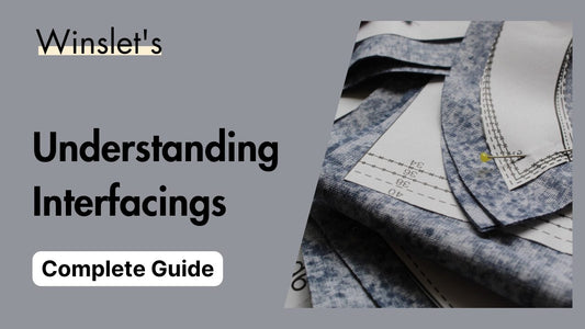 Sewing patterns with interfacing layers for beginner's guide on interfacings.