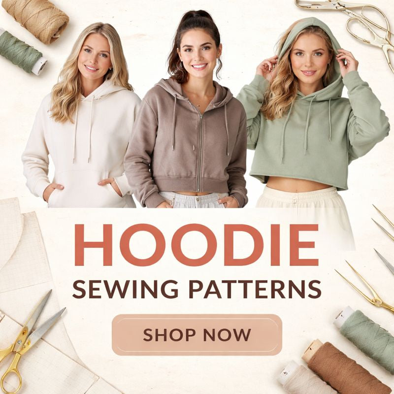 Stylish hoodie sewing patterns for cozy fall and winter fashion.