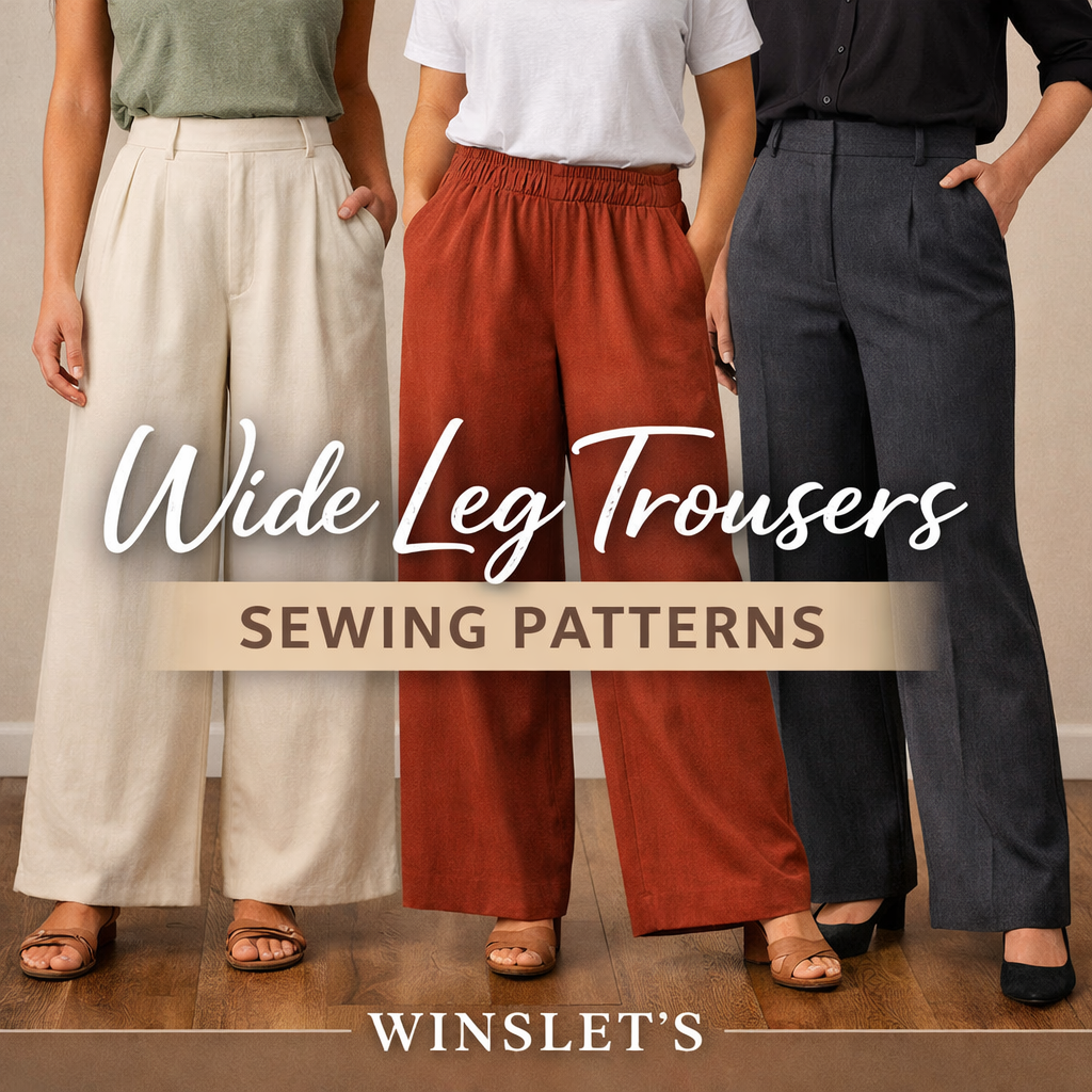 Wide Leg Trousers Sewing Patterns