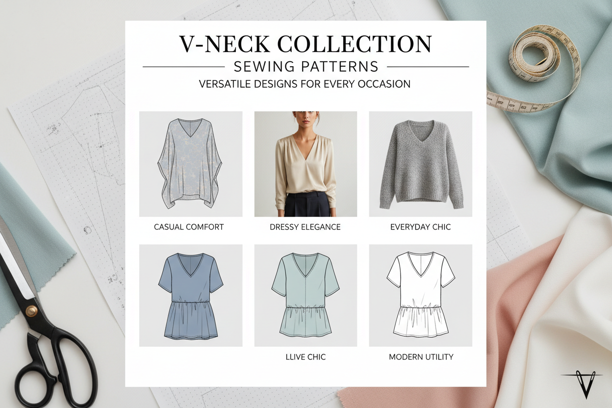 V-Neck Top Sewing Patterns