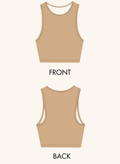 Tank top sewing pattern pieces
