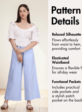 Wide Leg Pants Sewing Pattern 'Ella'