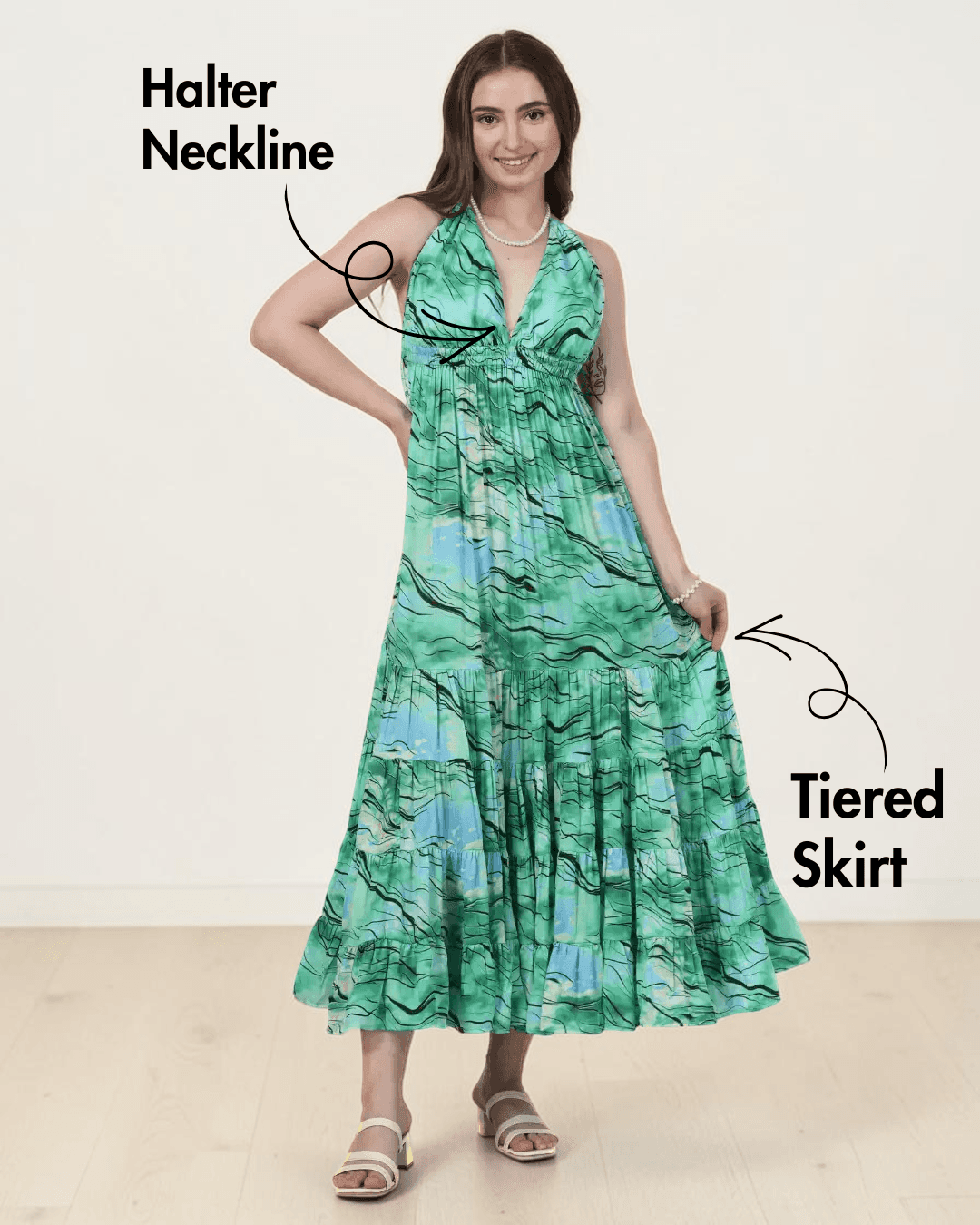 Halter Maxi Dress Sewing Pattern | Women's PDF Pattern 'Clover' Winslet's Sewing Patterns Halter Maxi Dress Sewing Pattern | Women's PDF Pattern 'Clover' Winslet's Sewing Patterns
