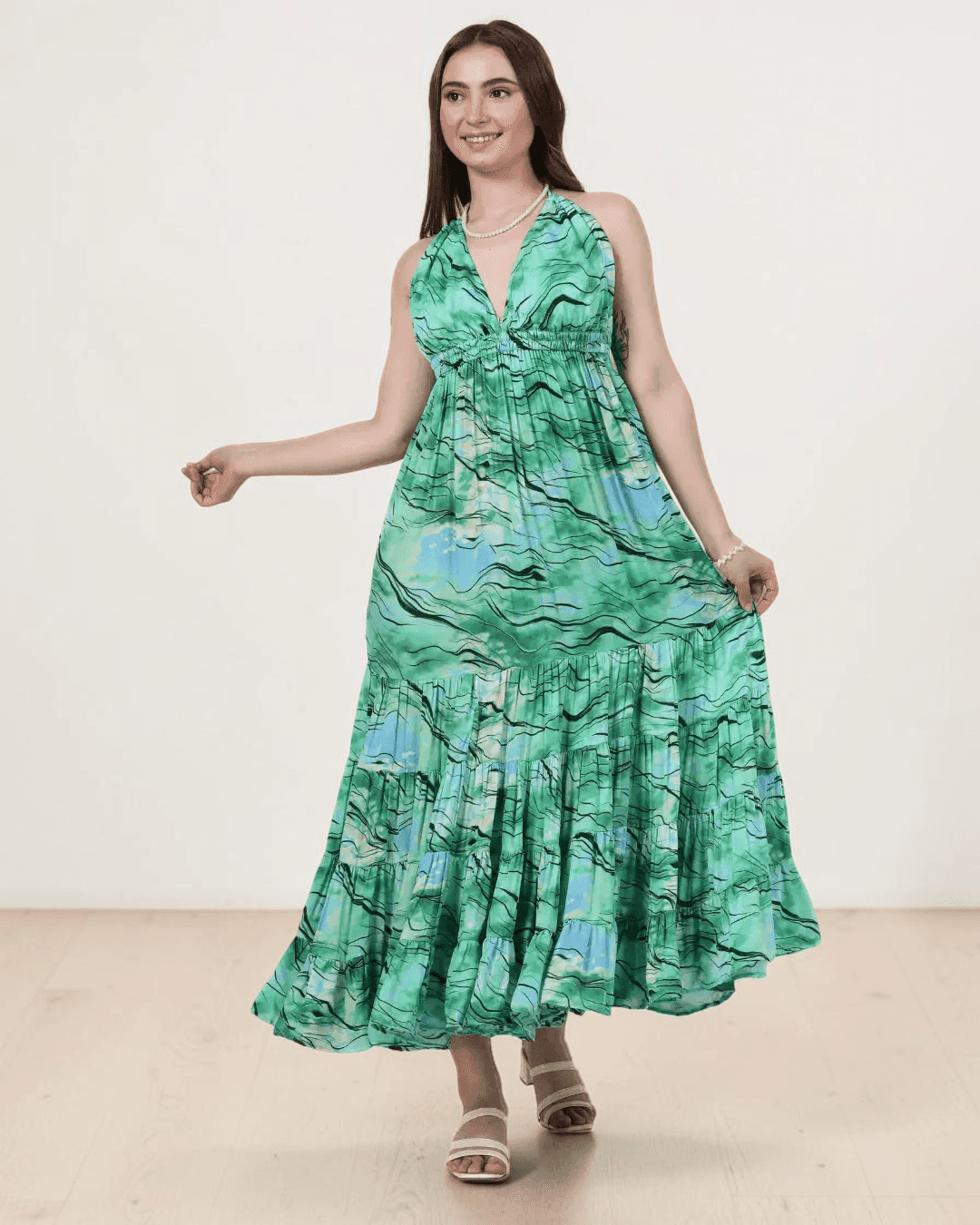Halter Maxi Dress Sewing Pattern | Women's PDF Pattern 'Clover' Winslet's Sewing Patterns Halter Maxi Dress Sewing Pattern | Women's PDF Pattern 'Clover' Winslet's Sewing Patterns