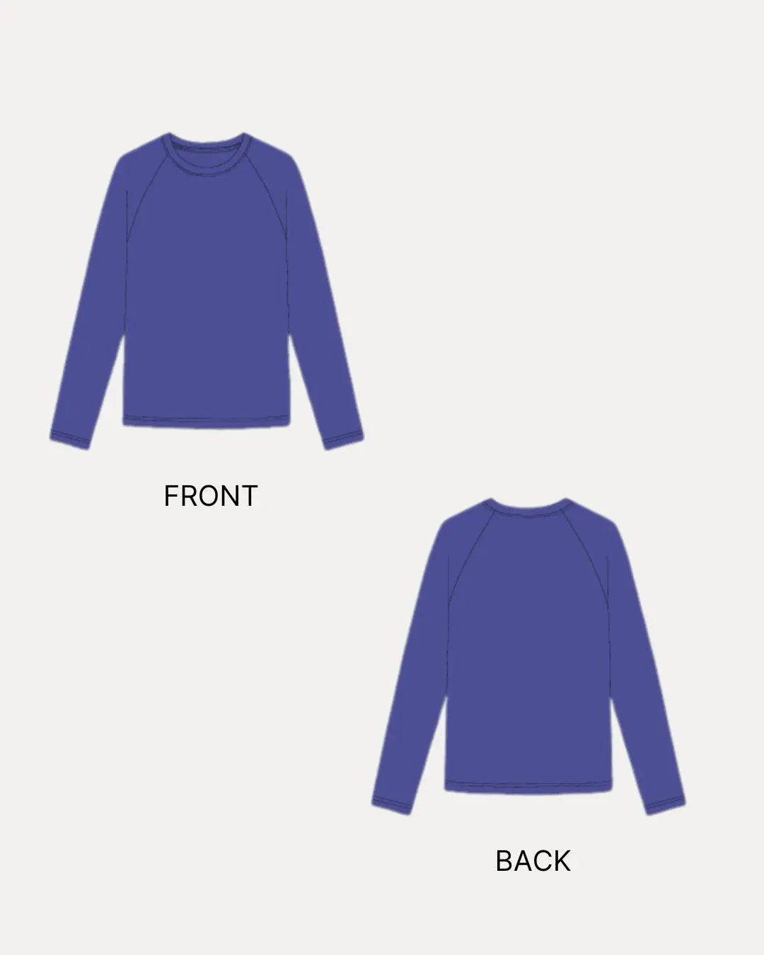 Men's Raglan T-shirt Sewing Pattern 'Luke'