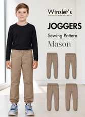 Kid's Joggers Sewing Pattern 'Mason'