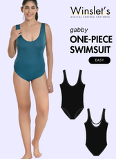 One Piece Swimsuit Sewing Pattern 'Gabby'