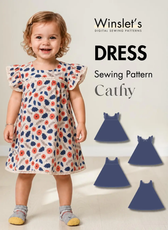Kid's Dress Sewing Pattern 'Cathy'