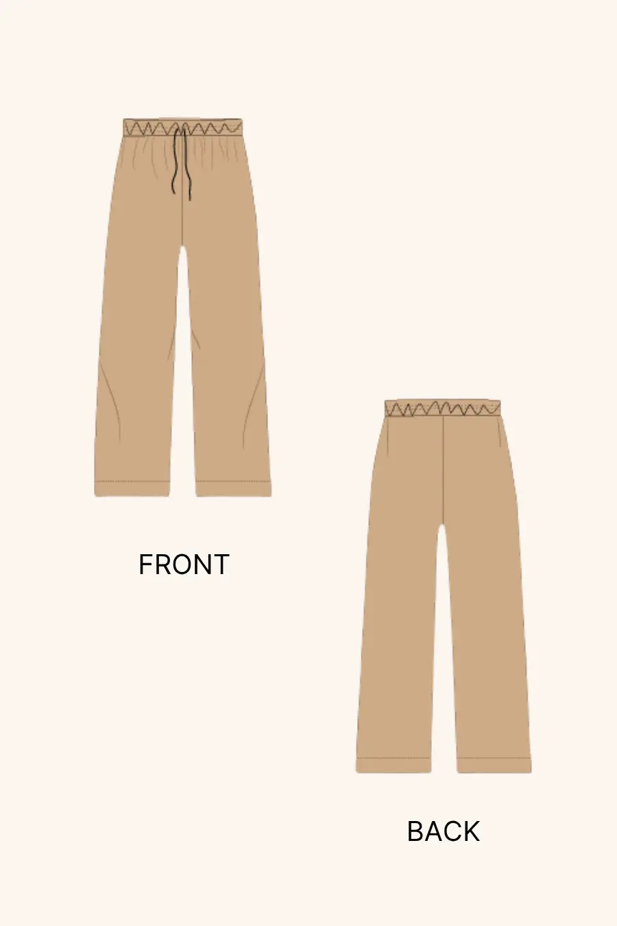 Men's Lounge Pajama Pants Sewing Pattern 'Dan'
