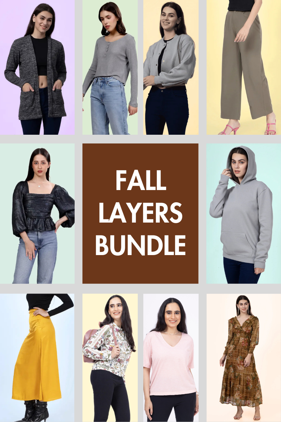 Fall Layers Bundle: 10 Essential Patterns for Your Fall Wardrobe