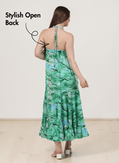 Halter Maxi Dress Sewing Pattern 'Clover'