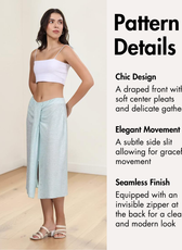 Draped Skirt Sewing Pattern 'Lara'